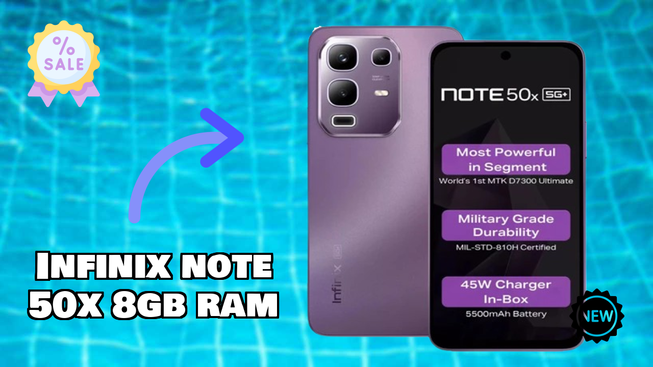 Infinix Note 50X 8GB RAM Display Technology: IPS LCD Review
