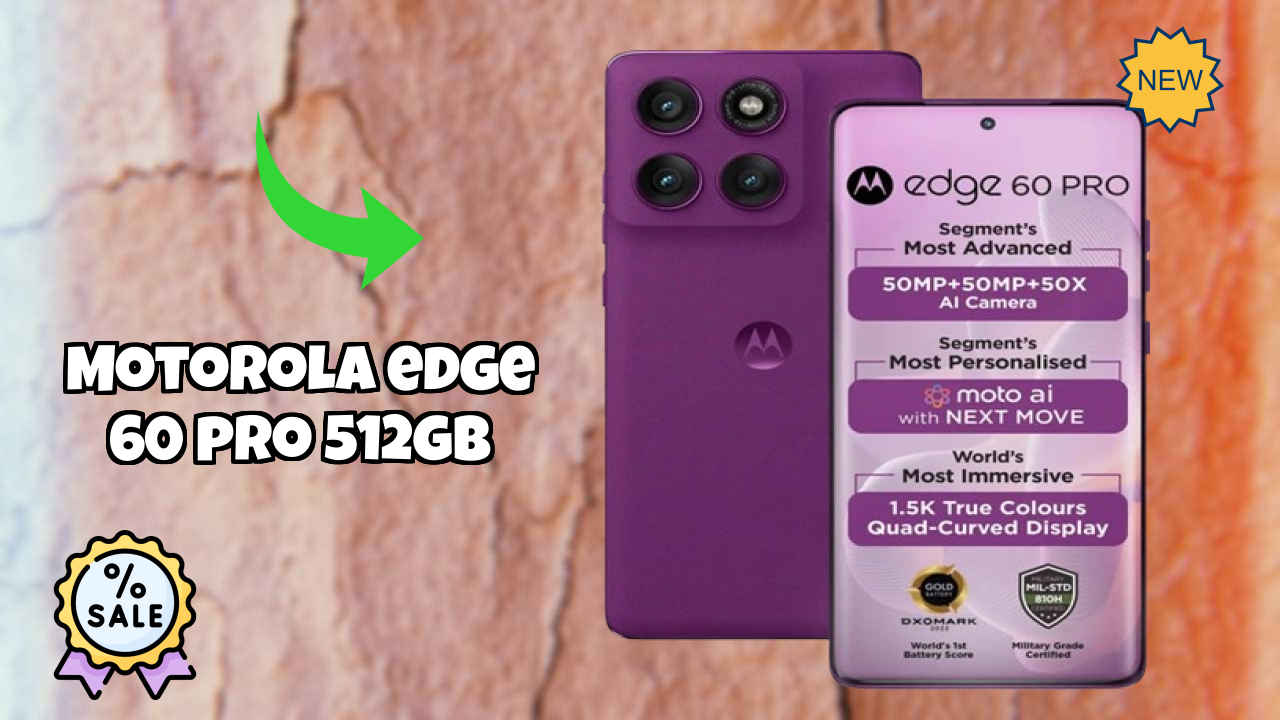 Motorola Edge 60 Pro 512GB Battery Life: 6000 MAh Real-World Test