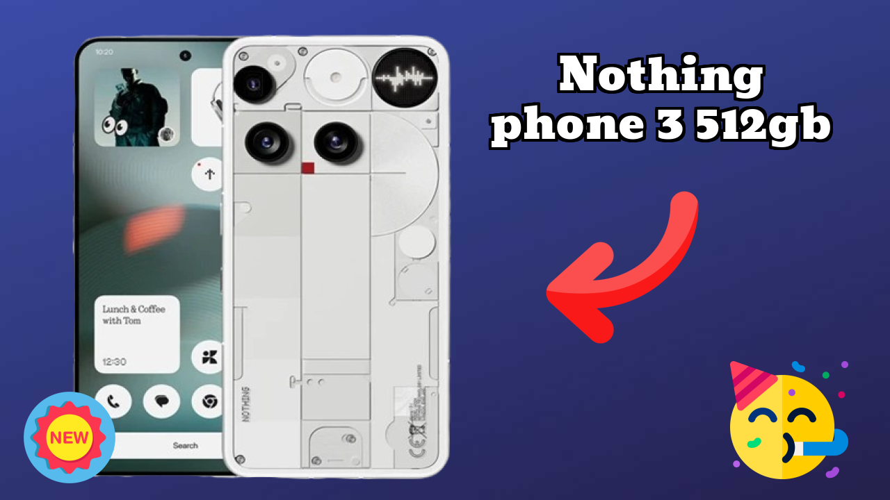 Nothing Phone 3 512GB Display Size: 6.67 Inches (16.94 Cm) Screen Quality