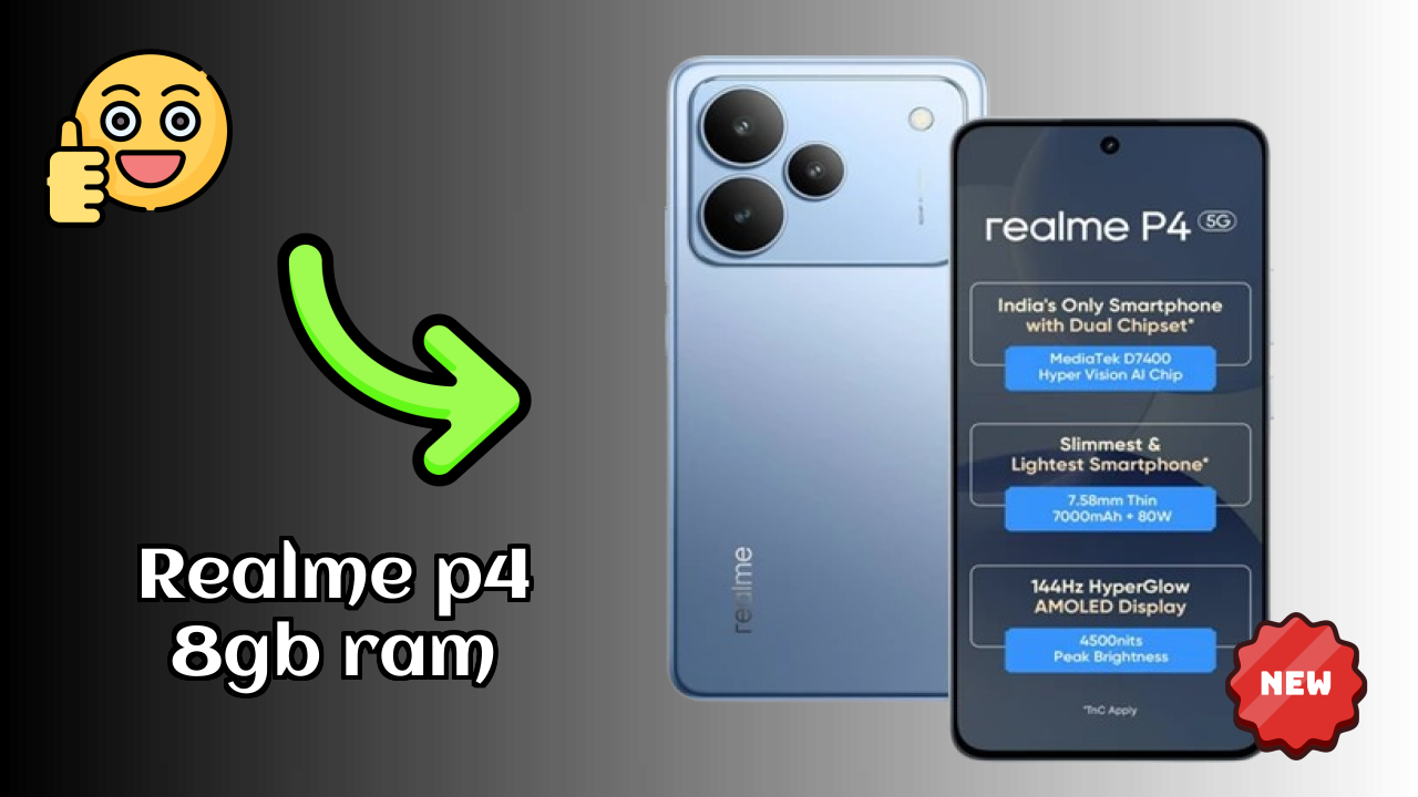 Realme P4 8GB RAM Test: 8 GB RAM Handles Heavy Tasks
