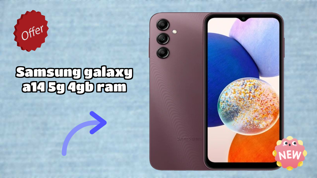 Samsung Galaxy A14 5G 4GB RAM Price Drop Alert: Just ₹15,499 Now