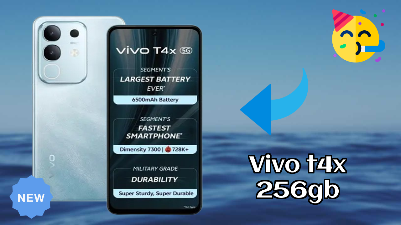 Vivo T4X 256GB Display Technology: 6.72 Inches (17.07 Cm) Screen